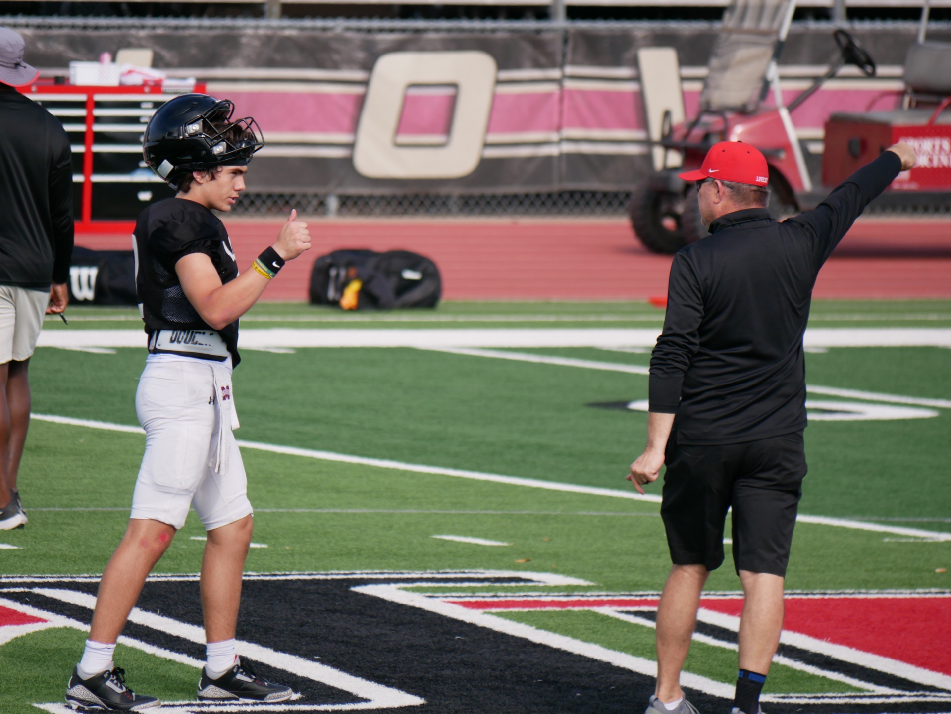 Cade Lynch and Todd Dodge @ 8-17-24 Scrimmage